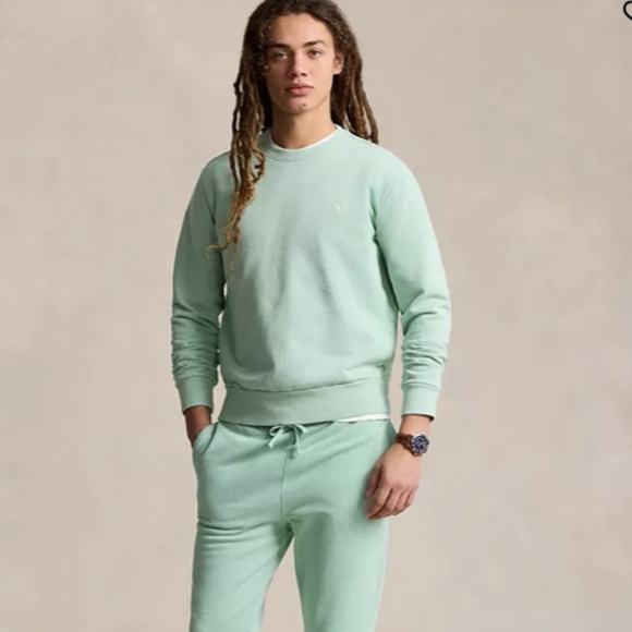 POLO Ralph Lauren Loopback Fleece Crewneck Sweatshirt NWT - Picture 4 of 7